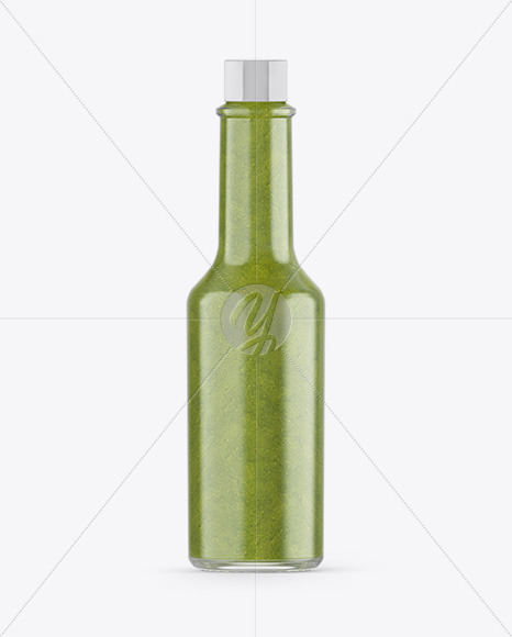 Jalapeno Sauce Bottle Mockup