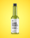 Jalapeno Sauce Bottle Mockup