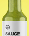 Jalapeno Sauce Bottle Mockup