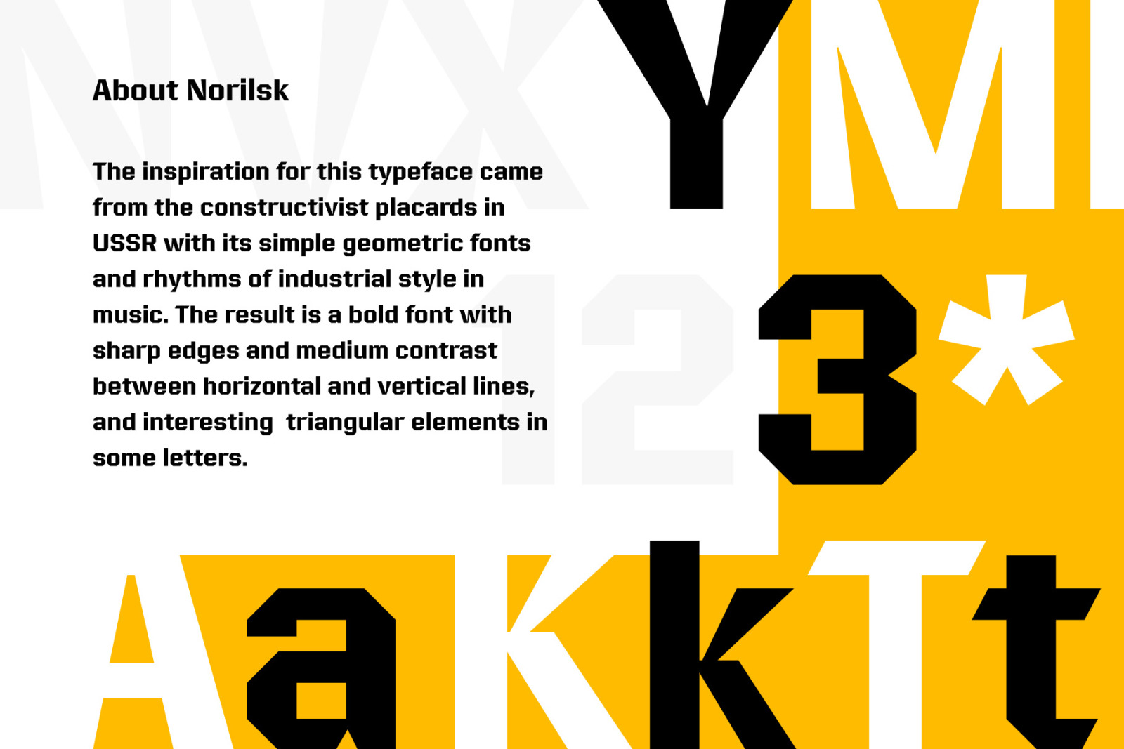 Norilsk font