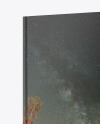 Book W/ Glossy Cover Mockup - Half Side View