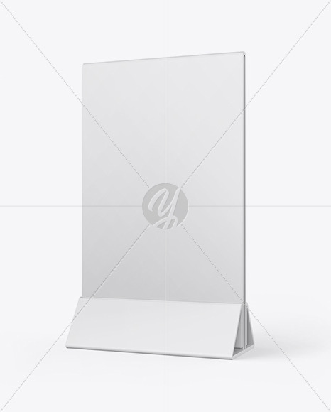 Plastic Table Tent Mockup