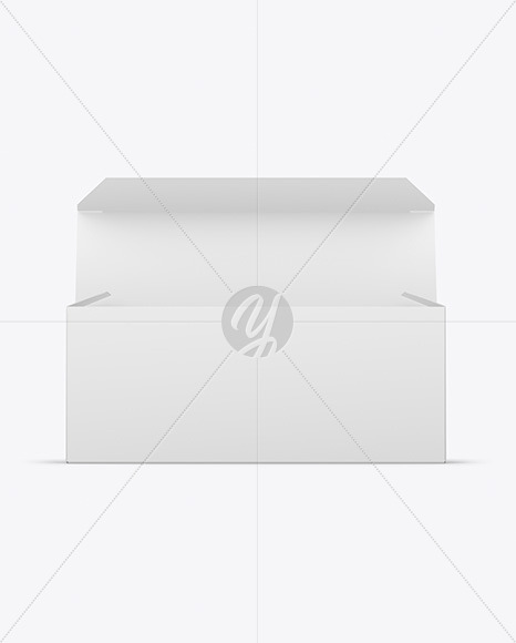 Opened Paper Box Mockup