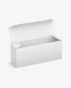 Opened Paper Box Mockup