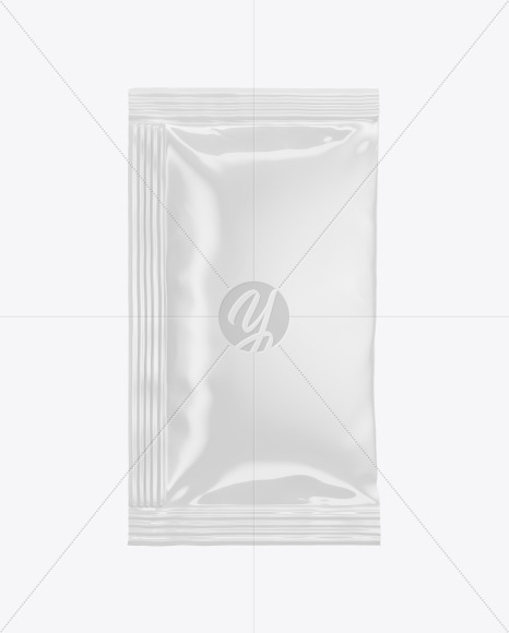 Glossy Sachet Mockup