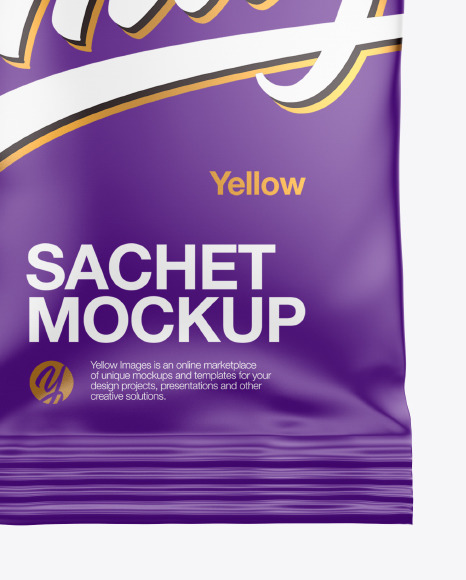 Matte Sachet Mockup