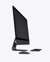 IMac Pro Mockup with Keyboard and Mouse