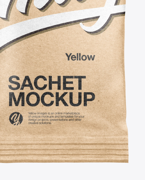 Kraft Sachet Mockup