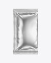 Metallic Sachet Mockup