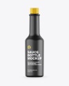 Matte Sauce Bottle Mockup