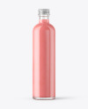 Strawberry Smoothie Bottle Mockup