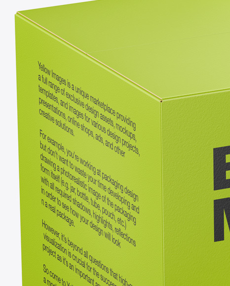 Paper Box Mockup