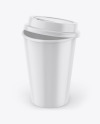 Glossy Coffee Cup Mockup