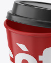 Glossy Coffee Cup Mockup