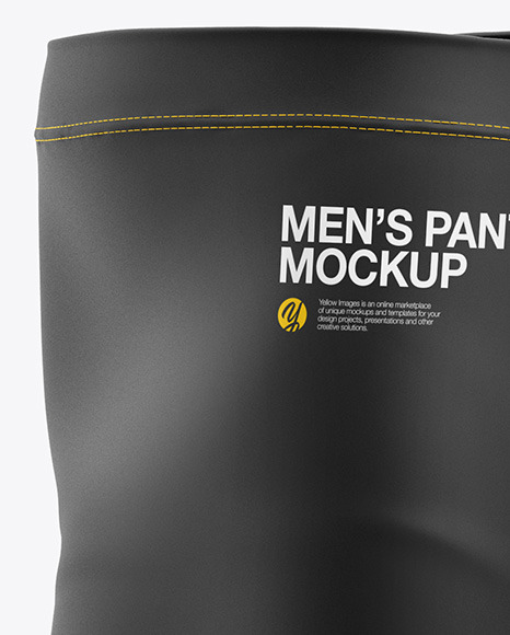 Men's Leggings Mockup - Front Half Side View