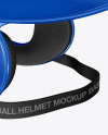 Glossy Baseball Helmet Mockup