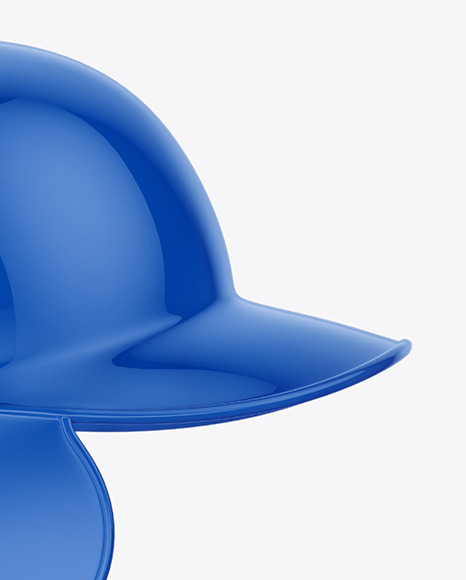 Glossy Baseball Helmet Mockup