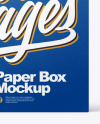 Paper Box Mockup