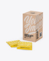 Kraft Box W/ Sachets Mockup