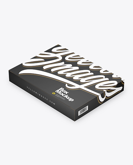 Glossy Box Mockup - Glossy+Shoes+Box+Mockup+In+Box+Mockups+On+Yellow+Images