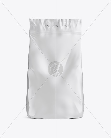 Matte Food Bag Mockup - Front View