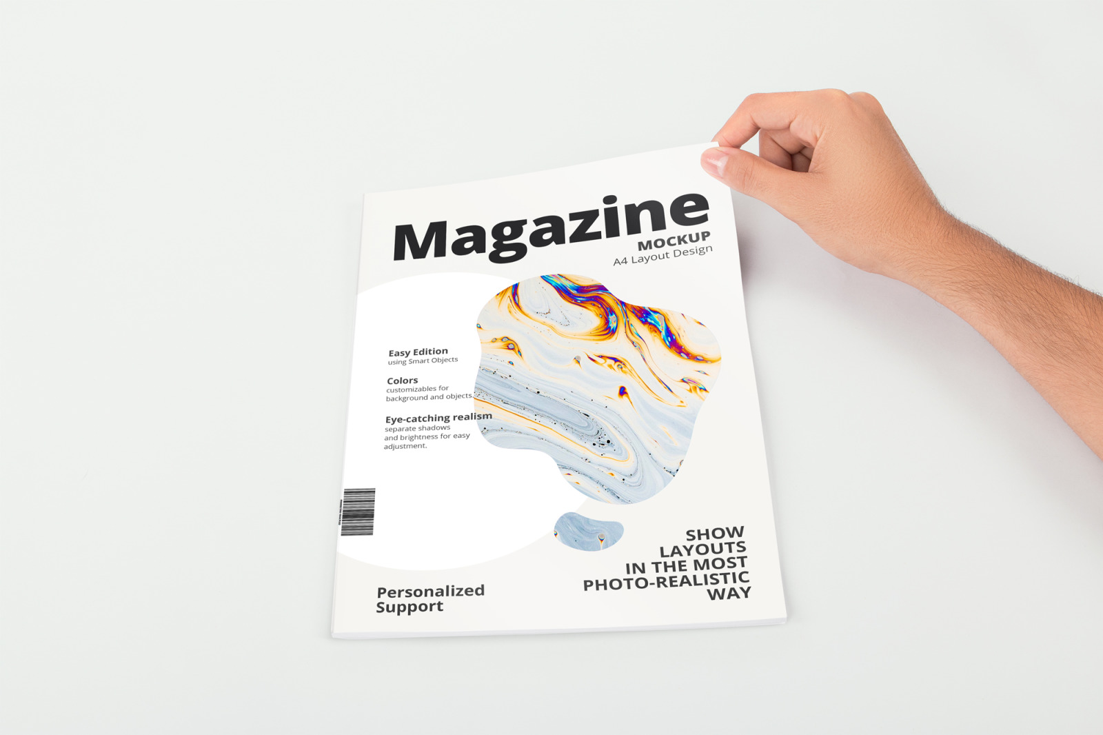 A4 Magazine Mockup A4 Magazine Mockup