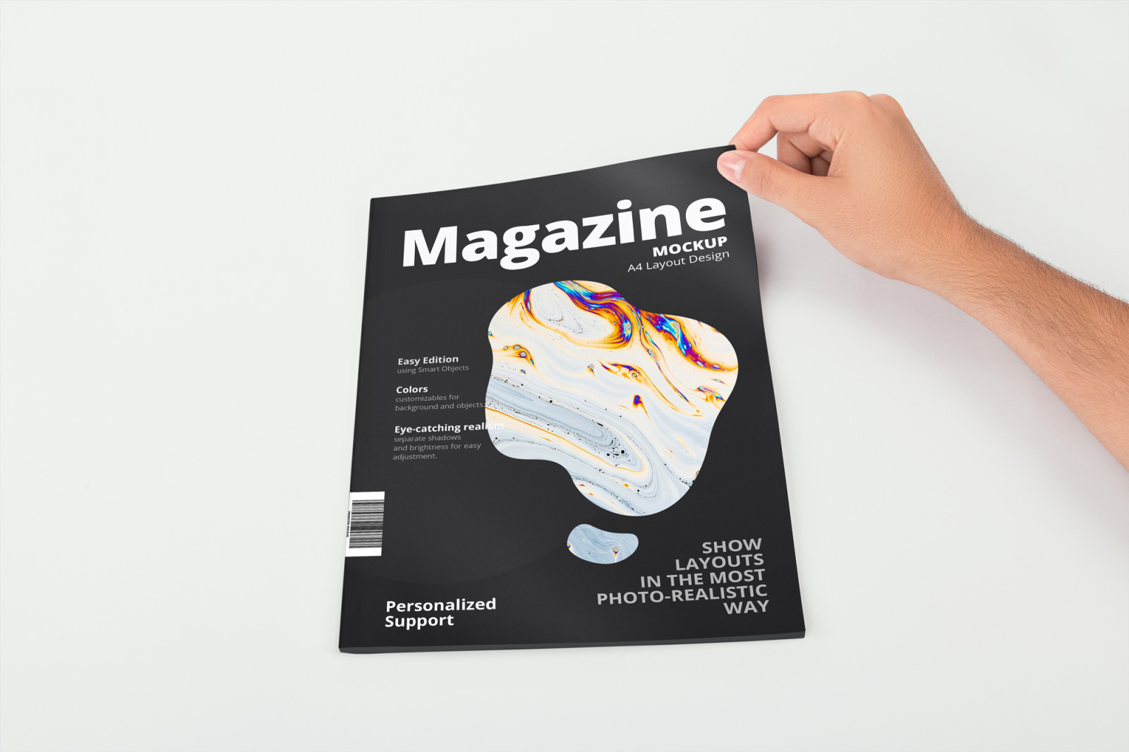 A4 Magazine Mockup A4 Magazine Mockup