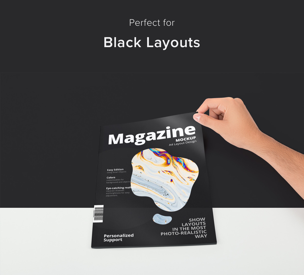 A4 Magazine Mockup A4 Magazine Mockup