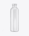 Clear Glass Bottle Mockup