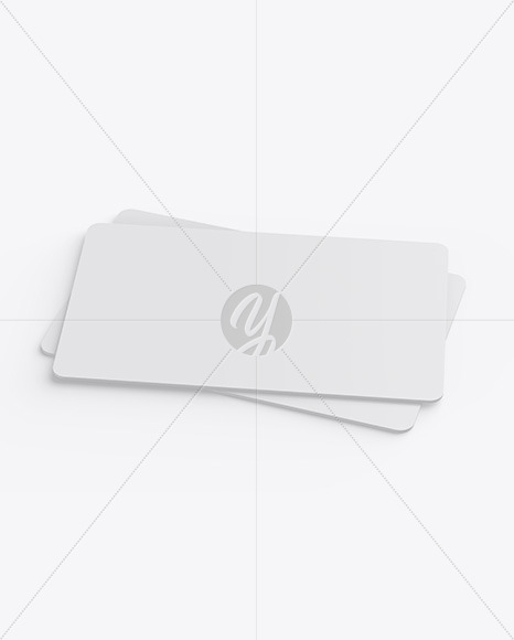 Two Plastic Cards Mockup