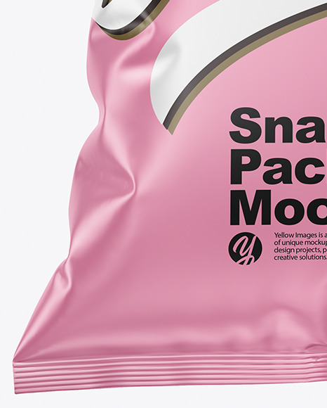 Matte Snack Package Mockup