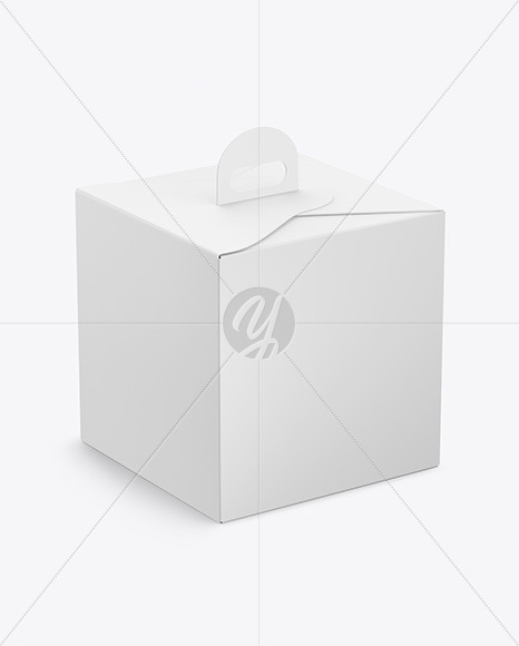 Cake Paper Box Mockup