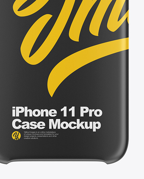 iPhone 11 Pro Matte Case Mockup