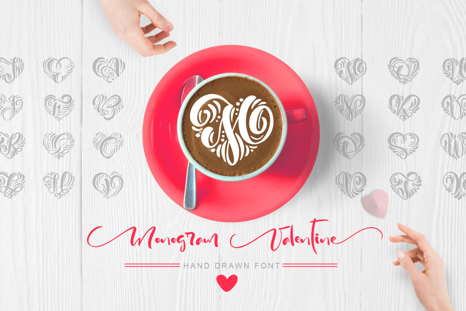 Monogram Valentine Font Monogram Valentine Font