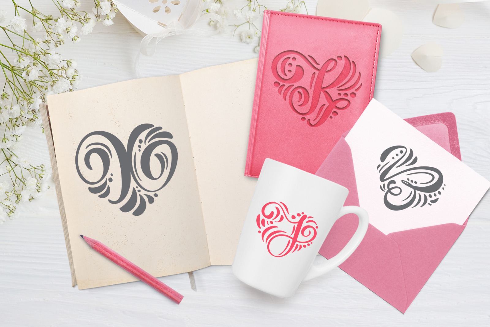 Monogram Valentine Font Monogram Valentine Font