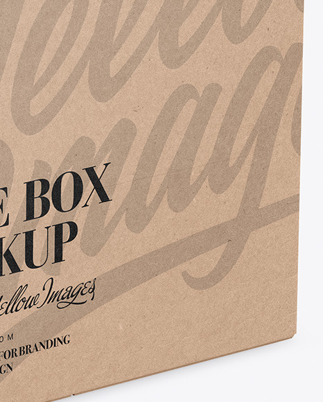 Cake Kraft Box Mockup