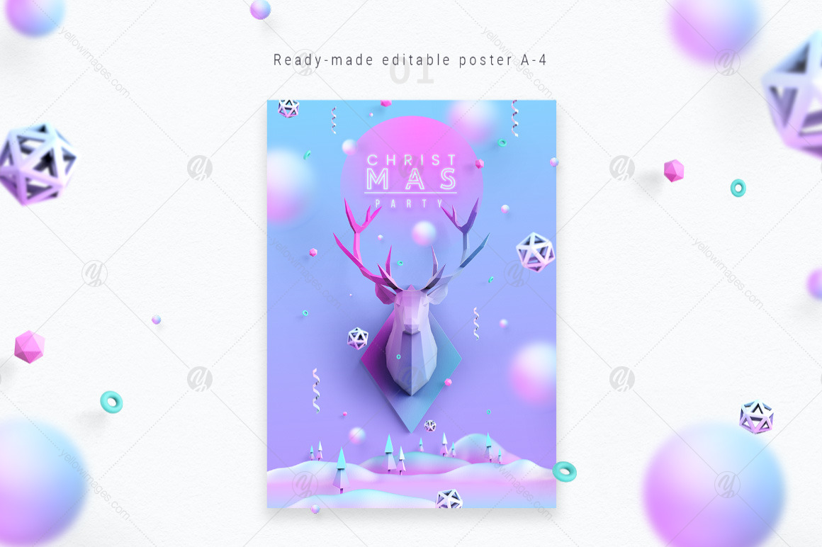 Soft Christmas / Layered PSD Soft Christmas / Layered PSD