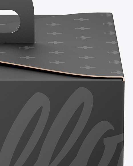 Cake Paper Box Mockup