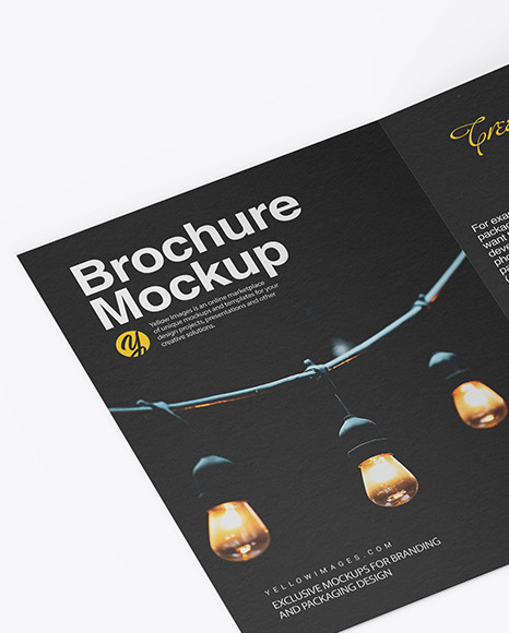 Textured Brochure Mockup