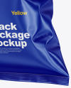 Glossy Snack Package Mockup