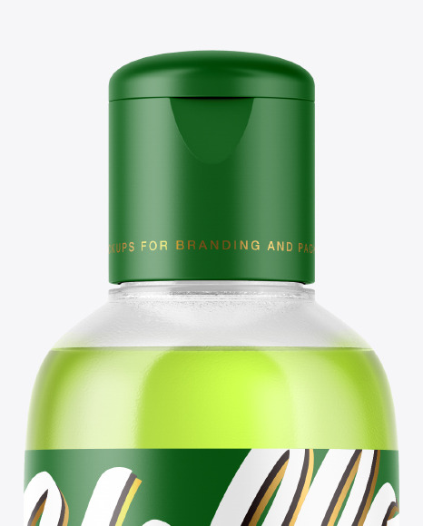Clear Plastic Bottle Mockup