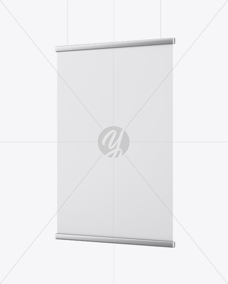 Metallic Frame Banner Mockup