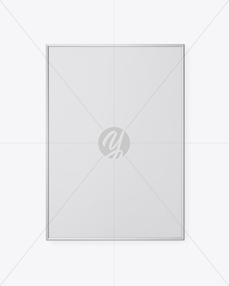 Metallic Frame Poster Mockup