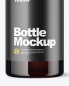 Amber Bottle Mockup