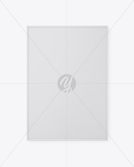 Plastic Frame Poster Mockup