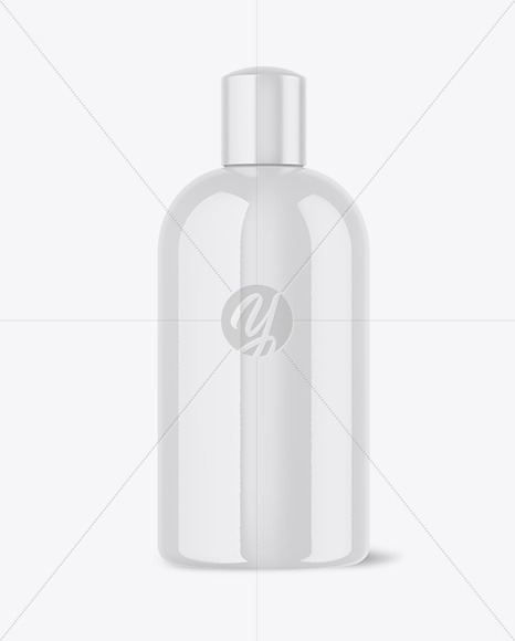 Glossy Bottle Mockup