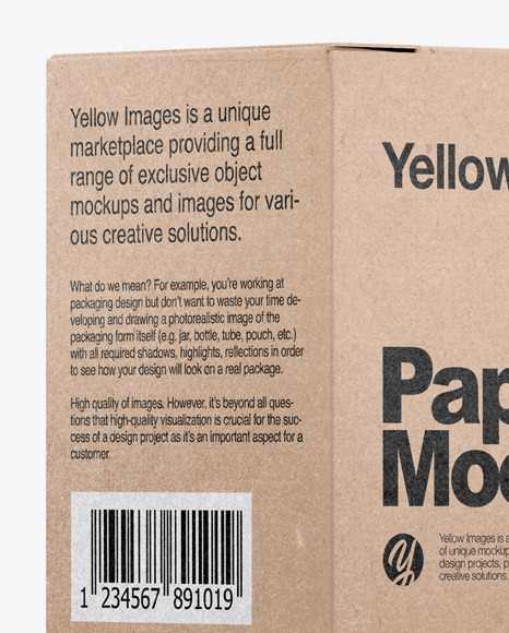 Kraft Box Mockup