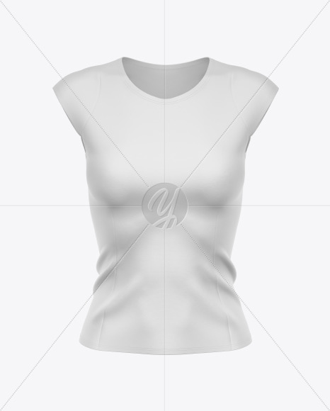 Women’s Slim-Fit T-Shirt Mockup