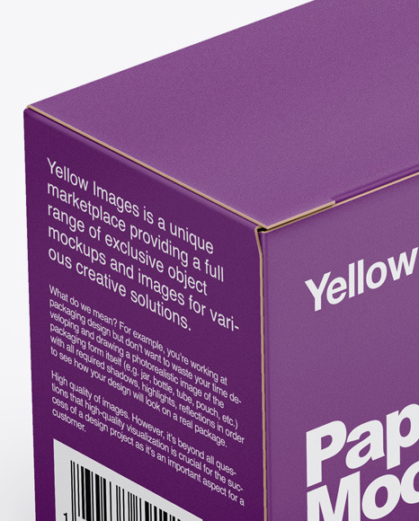 Paper Box Mockup