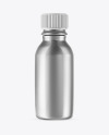 Metallic Plastic Cosmetic Bottle Mockup